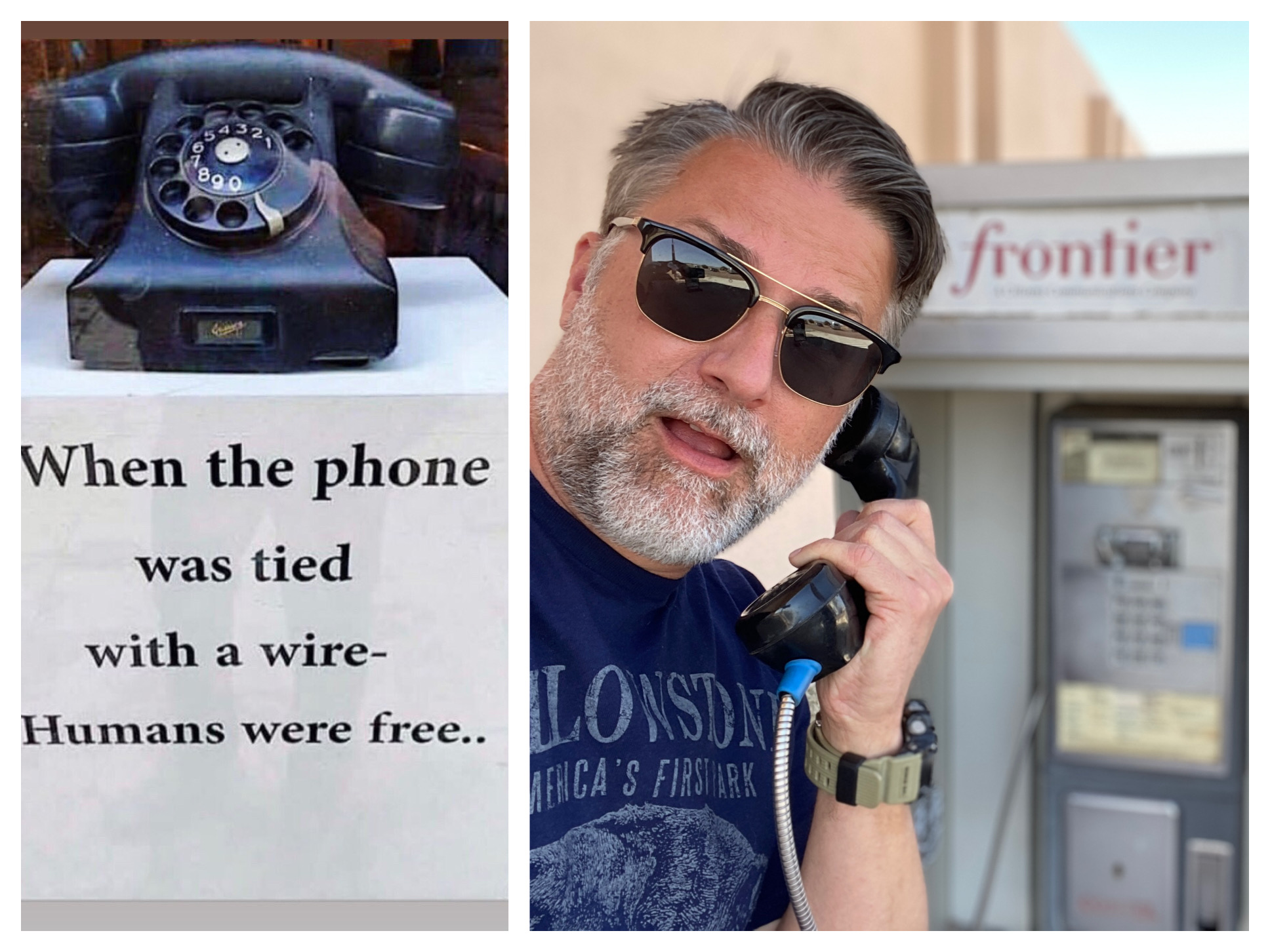 When the Phone Was Tied with a Wire, Humans Were Free