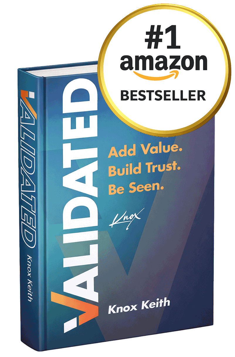 VALIDATED Book Cover image, by Knox Keith - #1 Amazon Best Seller!
